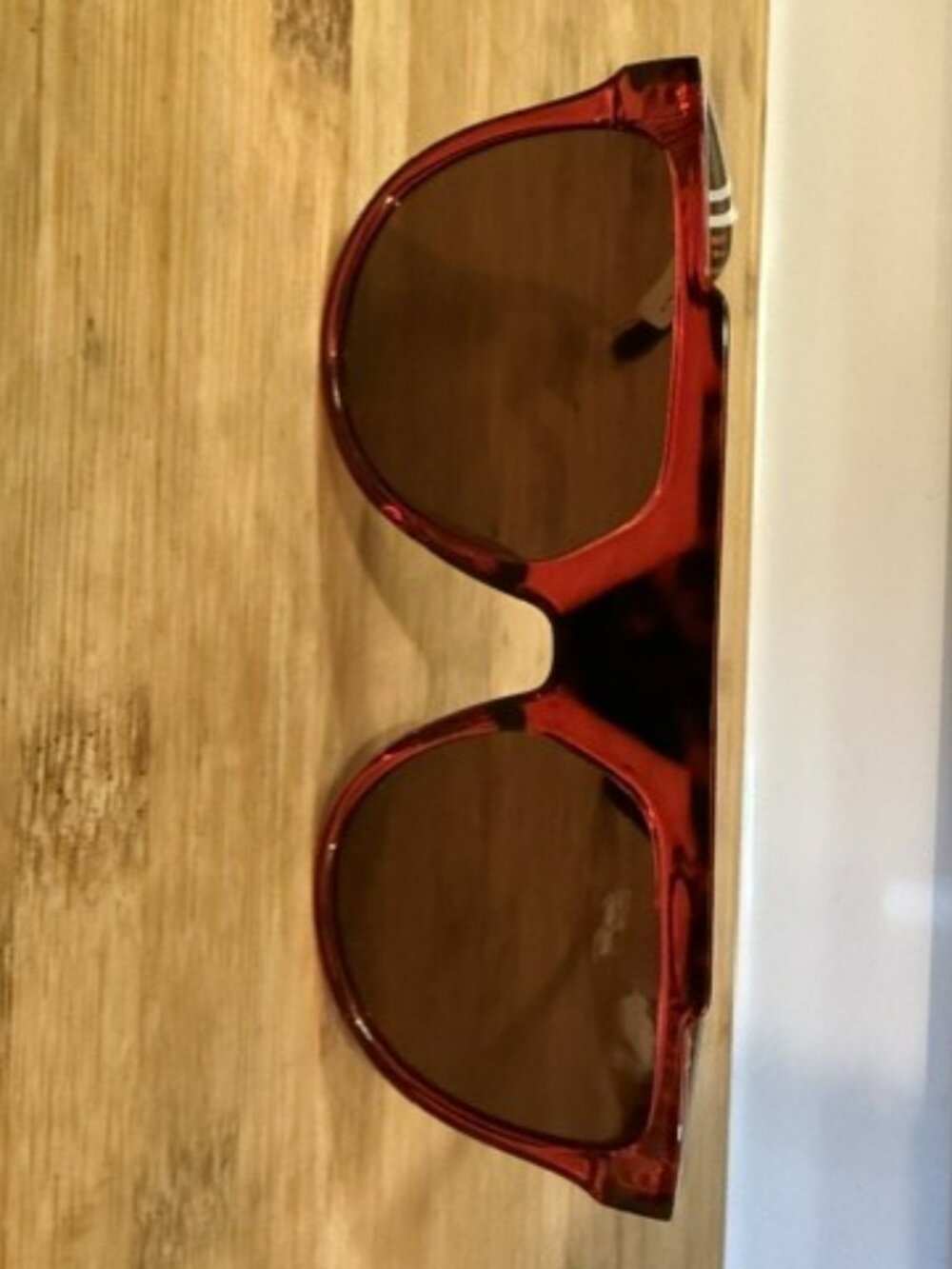 I-SEA Flat Top Red Aviator Sunglasses - Picture 2 of 16
